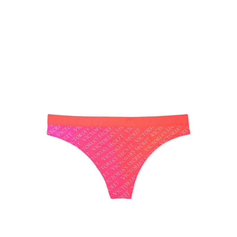 Трусики Seamless Logo Thong Panty Coral Blaze Ombre