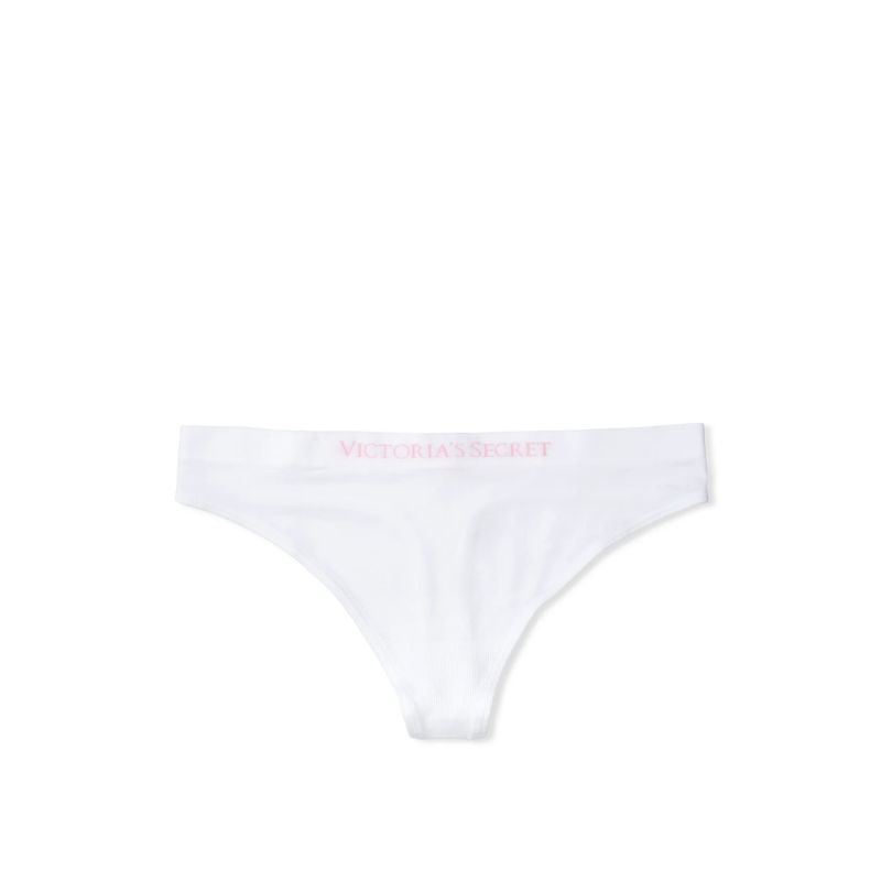 Трусики Seamless Thong Panty VS White