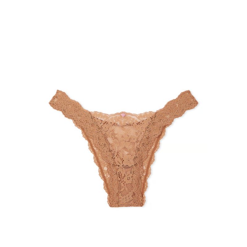 Трусики Dream Angels Lace Brazilian Panty Toffee