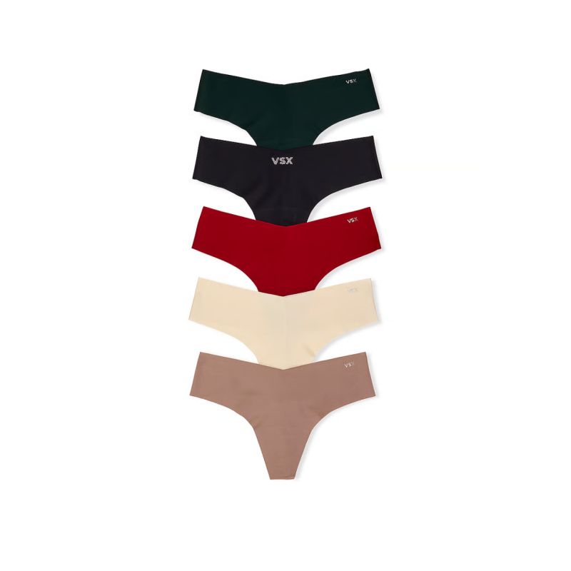 Набір трусиків 5-Pack No-Show Thong Panties VSX