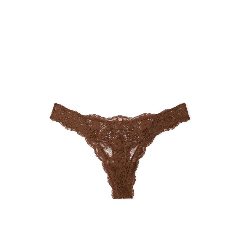 Трусики Dream Angels Lace Thong Panty Mousse