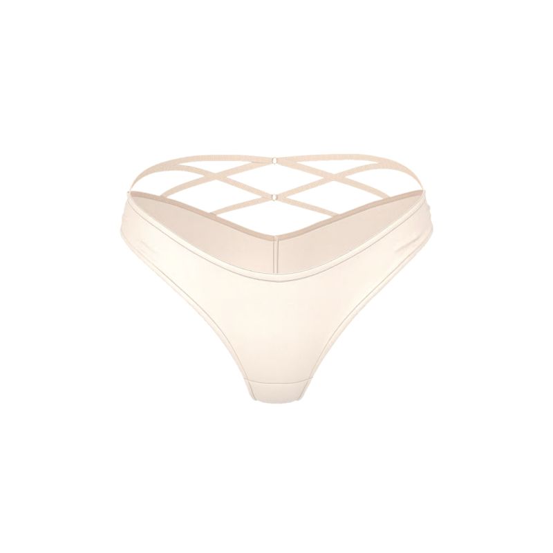 Трусики Smooth Strappy-Back Tanga Panty Marzipan