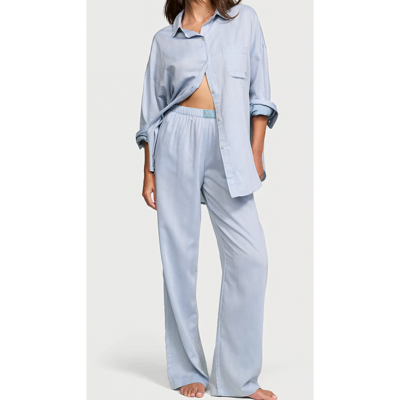 Піжама Modal-Cotton Long Pajama Set Jupiter Herringbone VS