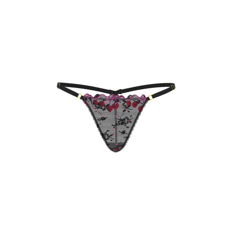 Трусики Dream Angels Cherry Pop Embroidery Adjustable V-String Panty
