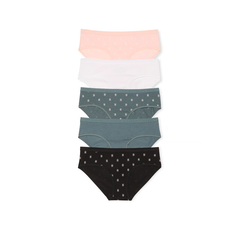 Набір трусиків 5-Pack Stretch Cotton Hiphugger Panties