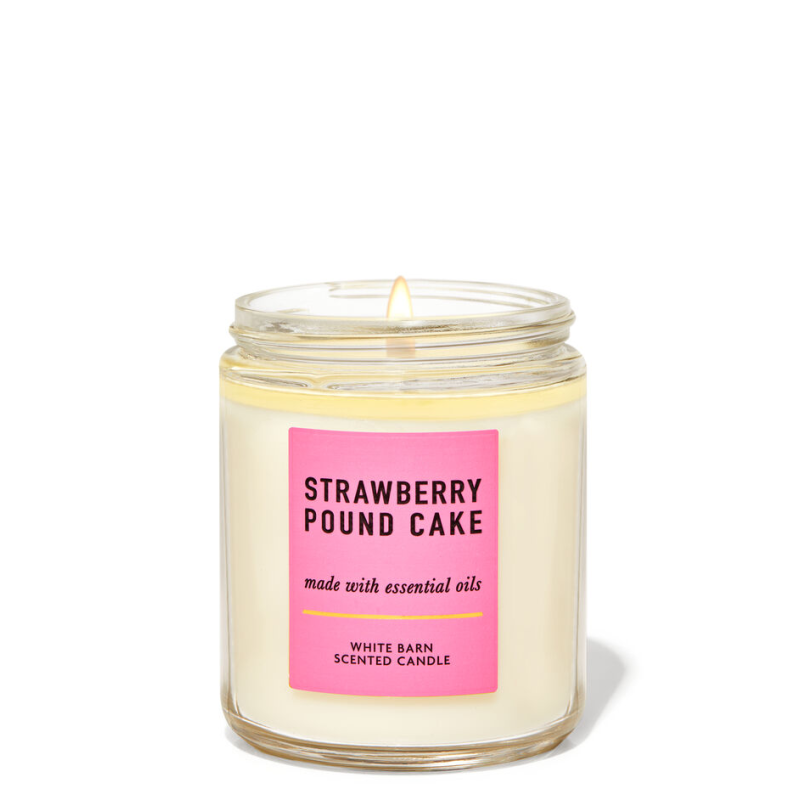 Ароматизована свічка Bath & Body Works Strawberry Pound Cake