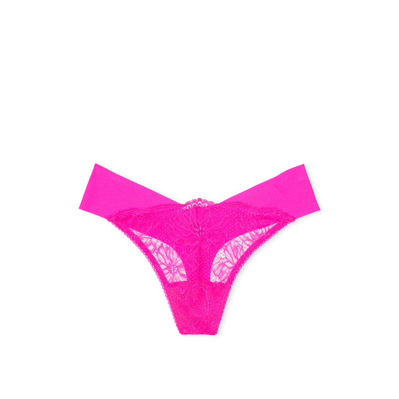Трусики No-show Thong Panty Lace Detail Bali Orchid