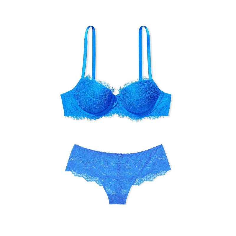 Комплект білизни Dream Angels Lightly-Lined Demi Bra Blue