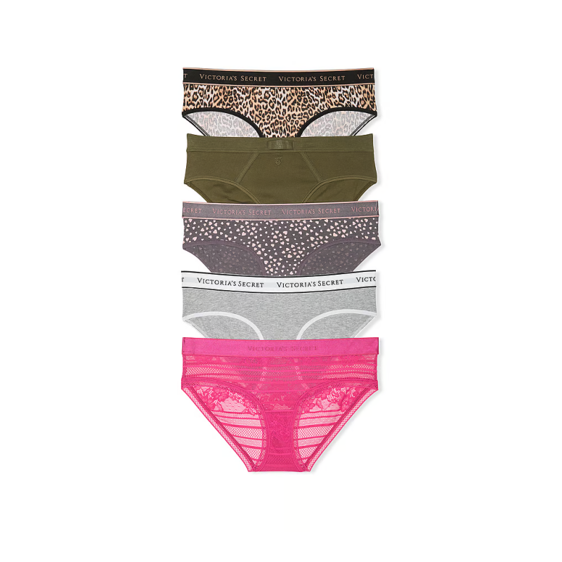 Набір трусиків 5-Pack Logo Cotton Hiphugger Panties Multi