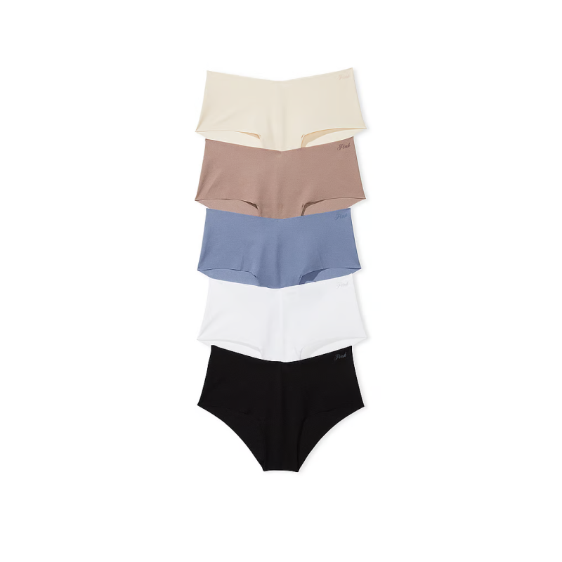 Набір жіночих трусиків 5-Pack No-Show Cheeky Panties Spring Basic