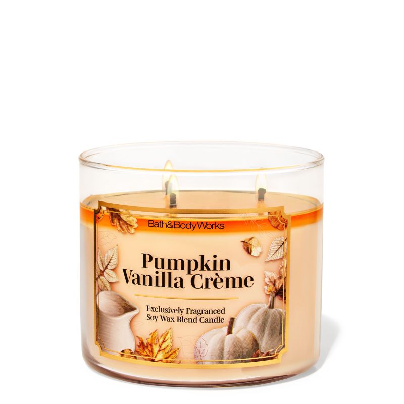 Ароматизована свічка Pumpkin Vanilla Creme 3-Wick Candle