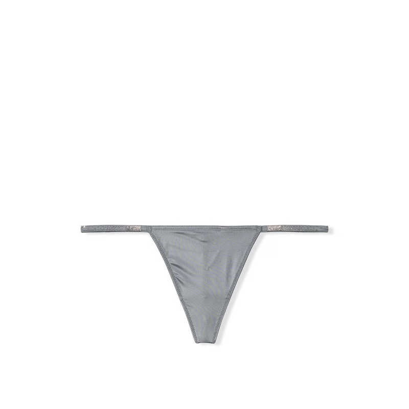 Трусики Scattered Shine Strap V-String Panty Asteroid Grey