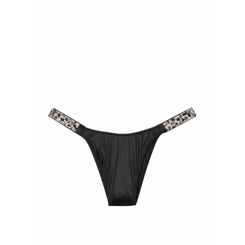 Трусики Very Sexy Shine Strap Brazilian Panty Black2