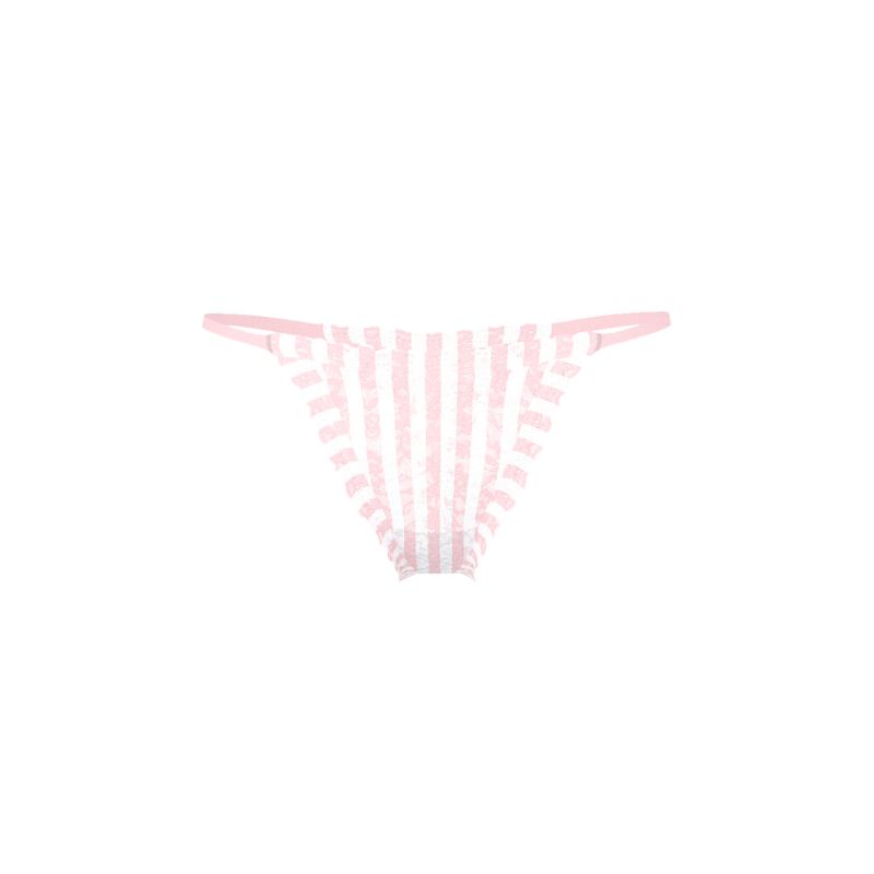 Трусики Lace String Thong Panty Pretty Blossom Stripes