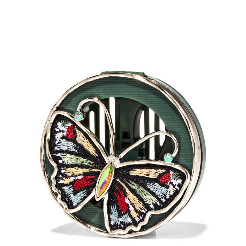 Холдер в машину Embroidered Moth Car Fragrance Holder