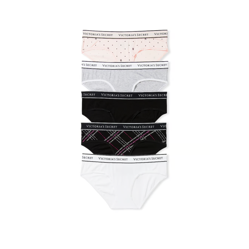 Набір трусиків 5-Pack Logo Cotton Hiphugger Panties Mix