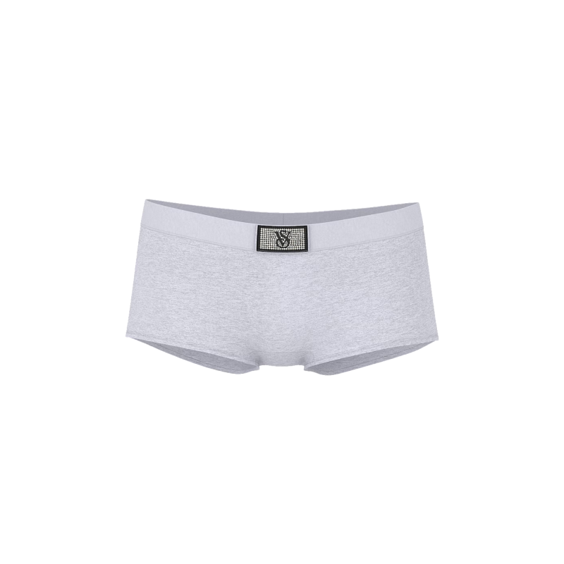 Трусики Logo Cotton Shine Patch Boyshorts Panty Grey