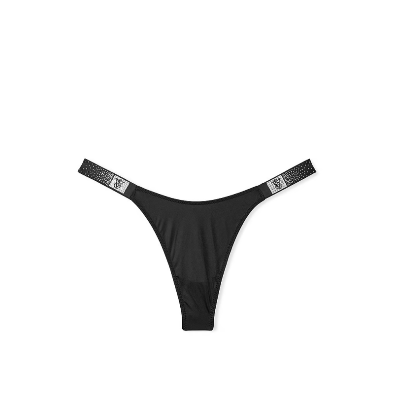 Трусики Very Sexy Scattered Shine Strap Smooth Thong Panty Black