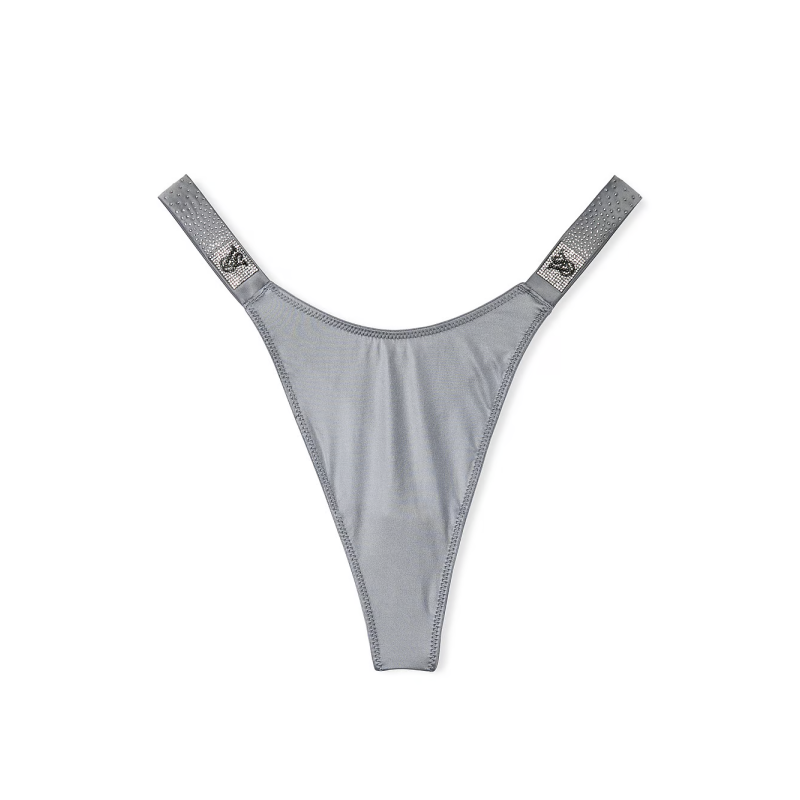 Трусики Very Sexy Scattered Shine Strap Smooth Thong Panty Asteroid Grey