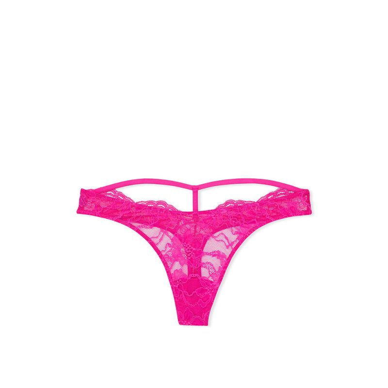 Трусики Very Sexy Shine Strap Thong Panty Fuchsia Frenzy