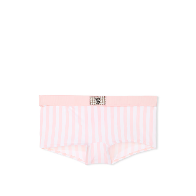 Трусики Logo Cotton Boyshorts Panty Pink Stripe