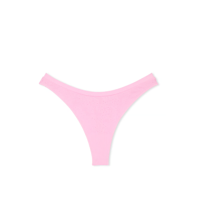 Трусики Seamless High-Leg Thong Panty PINK Pink Bubble Daisy