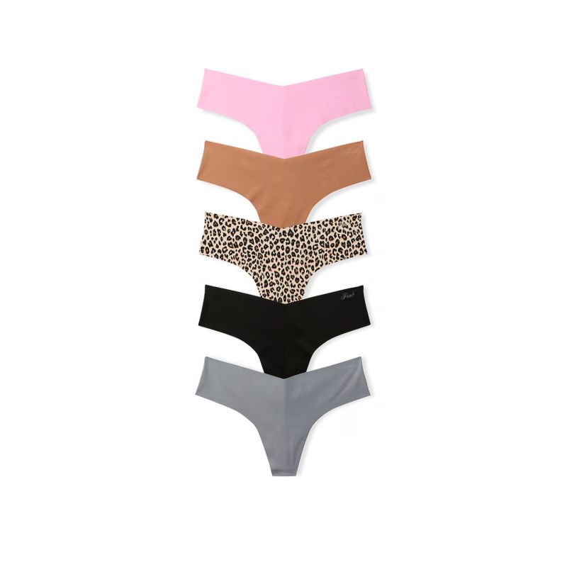 Набір трусиків 5-Pack No-Show Thong Panty Leo