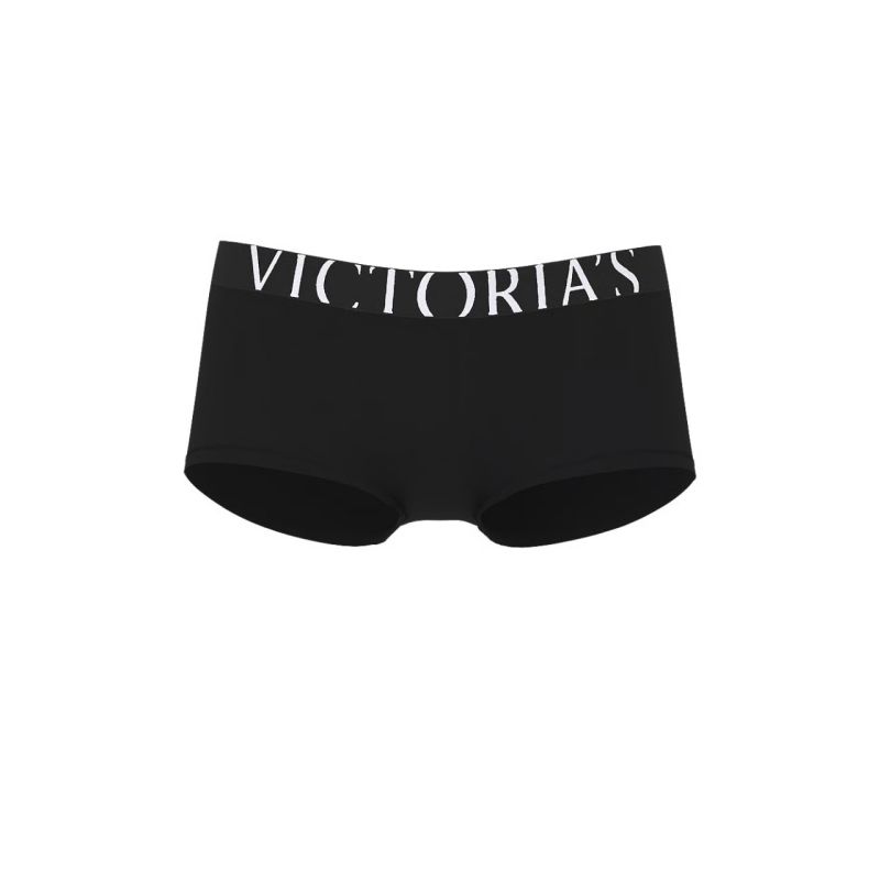 Трусики Exploded Logo Cotton Boyshort Panty Black