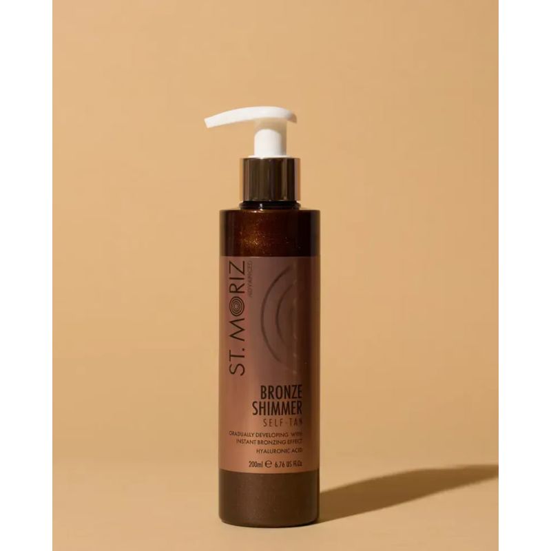 Засіб для бронзової засмаги Advanced Bronze Shimmer Tan від St. Moriz