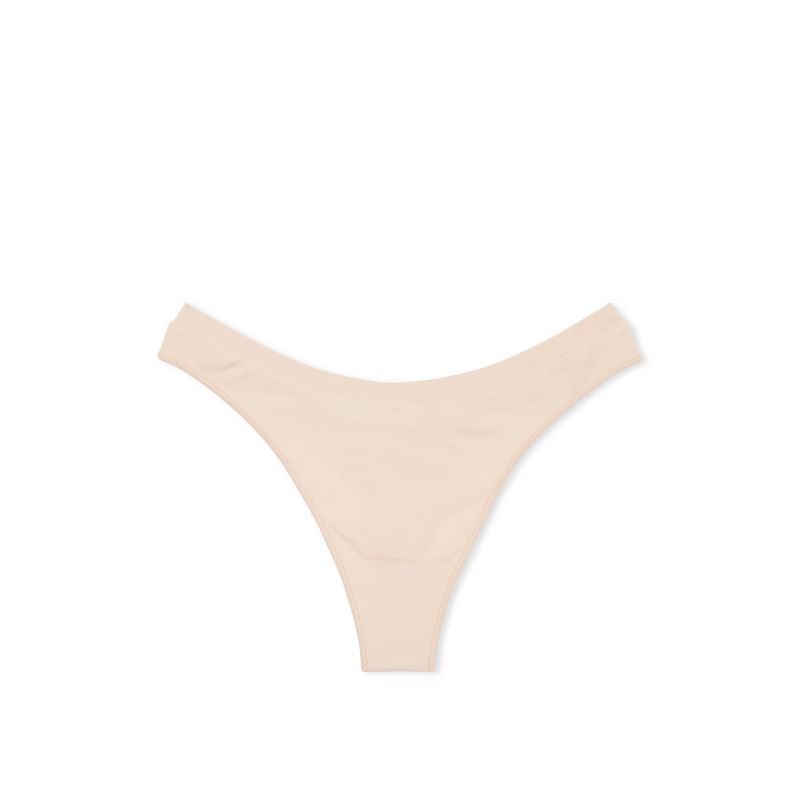 Трусики Seamless High-Leg Thong Panty Marzipan