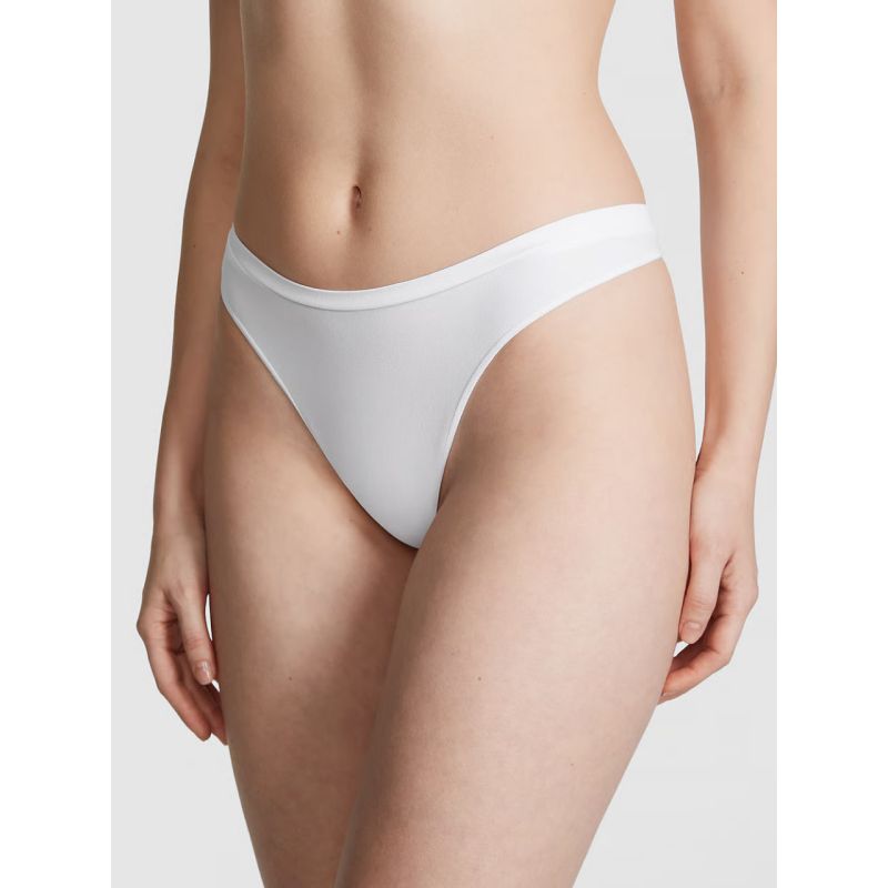 Трусики Seamless High-Leg Thong Panty White
