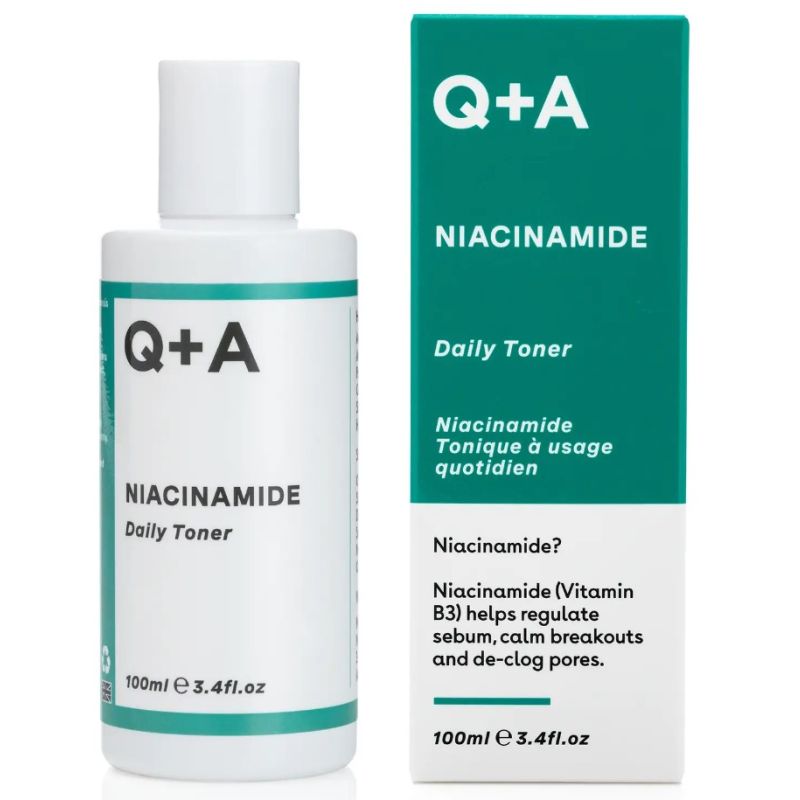 Зволожуючий тонер для обличчя з ніацинамідом Q+A Niacinamide Daily Toner 100 мл