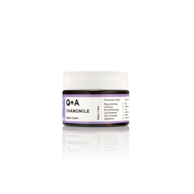 Крем для обличчя з ромашкою Q+A 5-HTP Chamomile Calming Night Cream