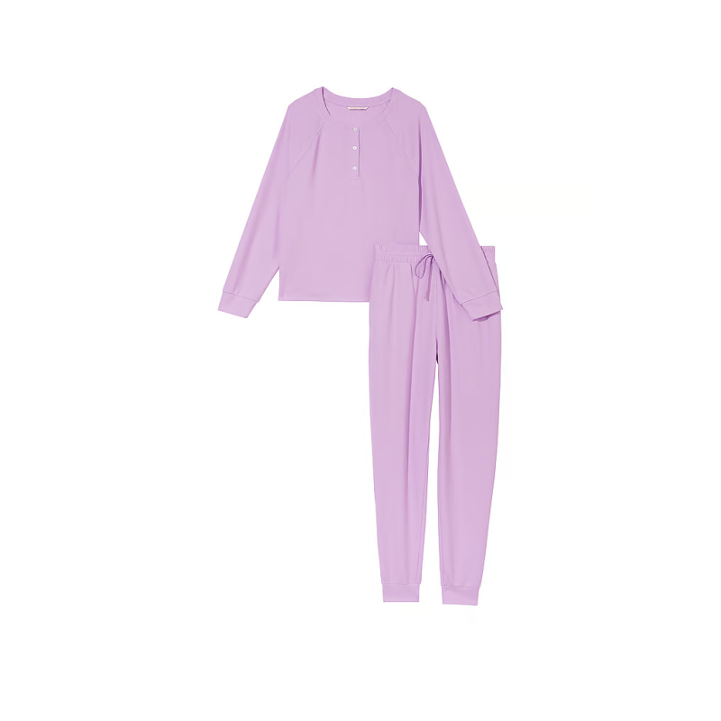 Піжама Glow Waffle Henley Silky Lilac