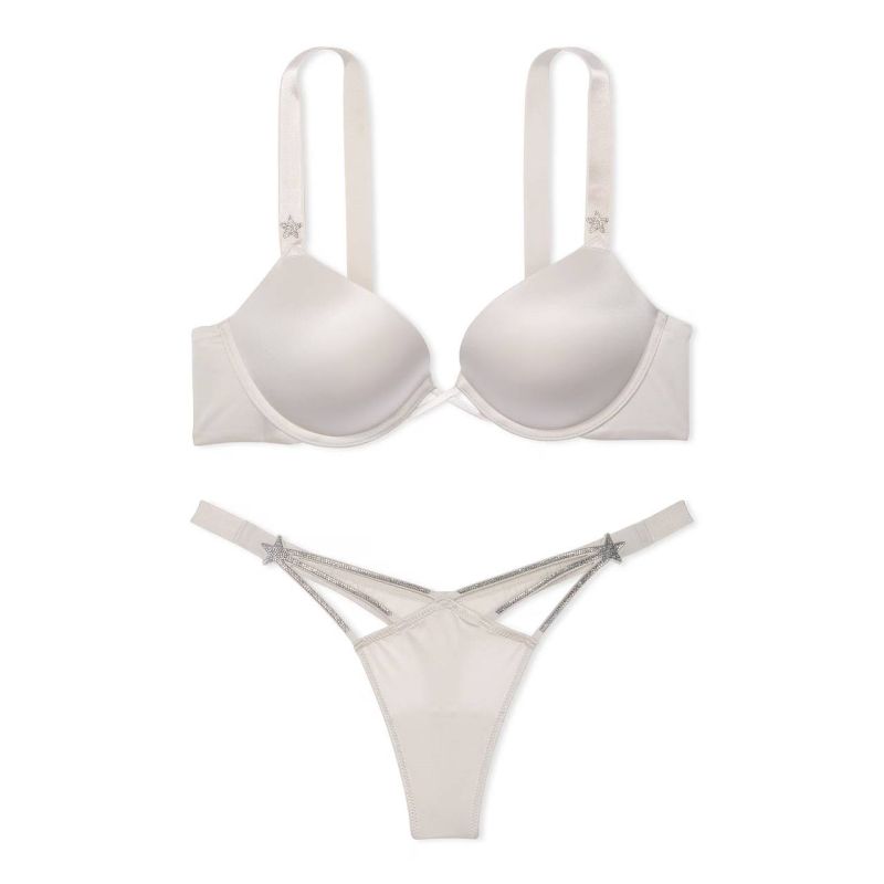 Комплект Very Sexy Bombshell Add-2-cups Starstruck Shine Strap Bra Delfin Grey
