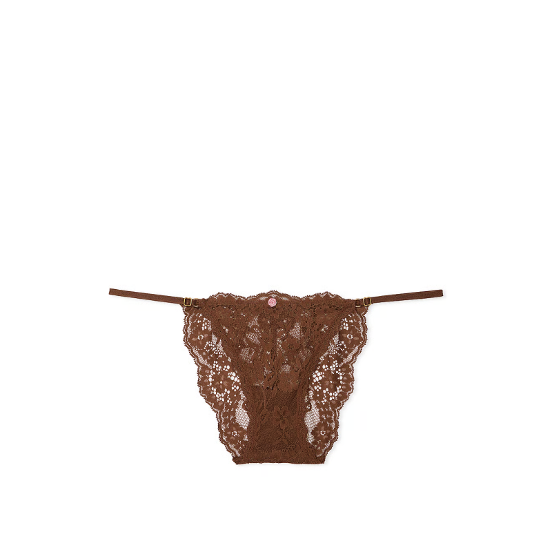 Трусики Dream Angels Lace String Bikini Panty Mousse VS