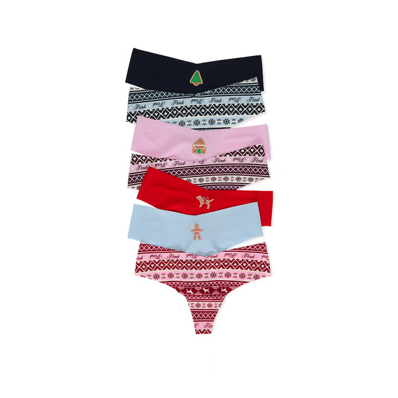 Набір трусиків 7-Pack No-Show Thong Panty Multi