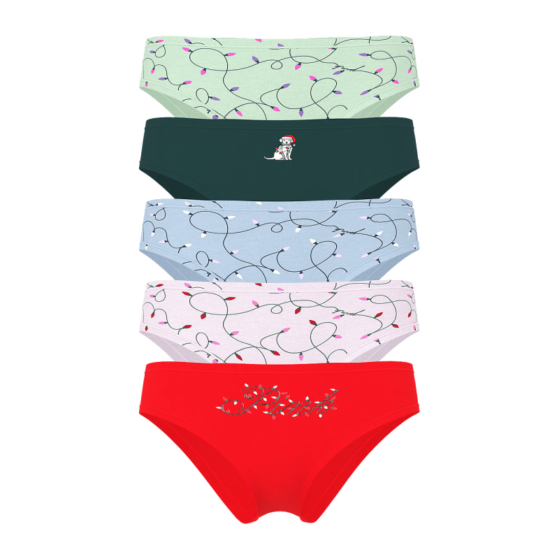 Набір трусиків 5-Pack Cotton Cheeky Panties