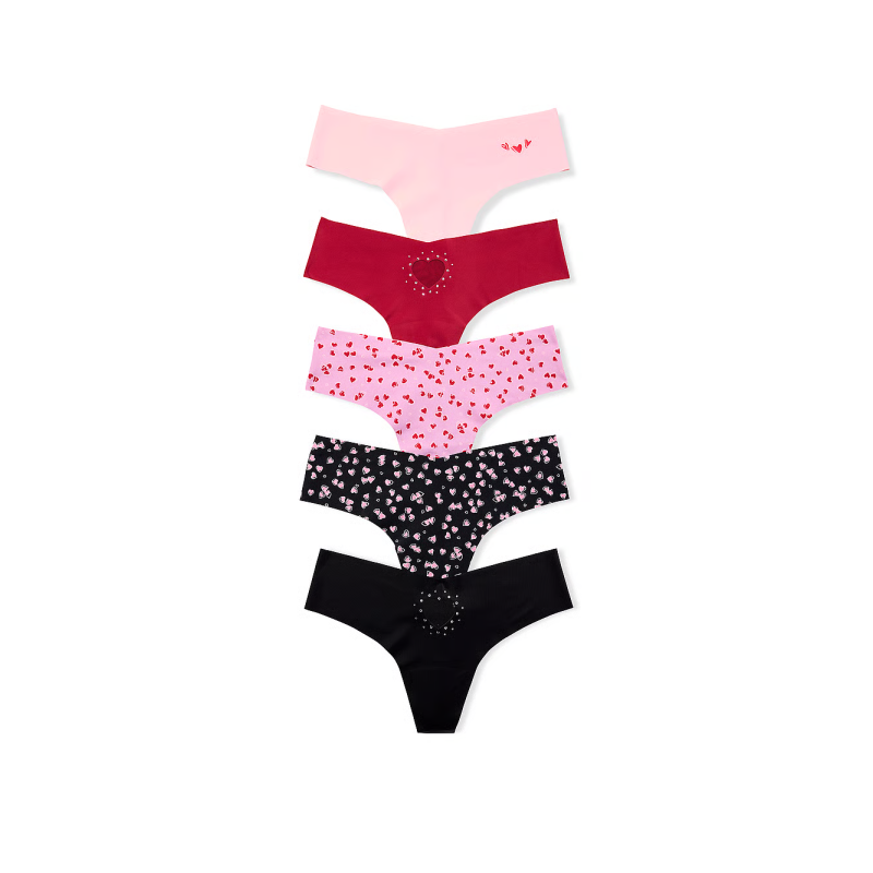 Набір трусиків 5-Pack No-Show Thong Panty VS