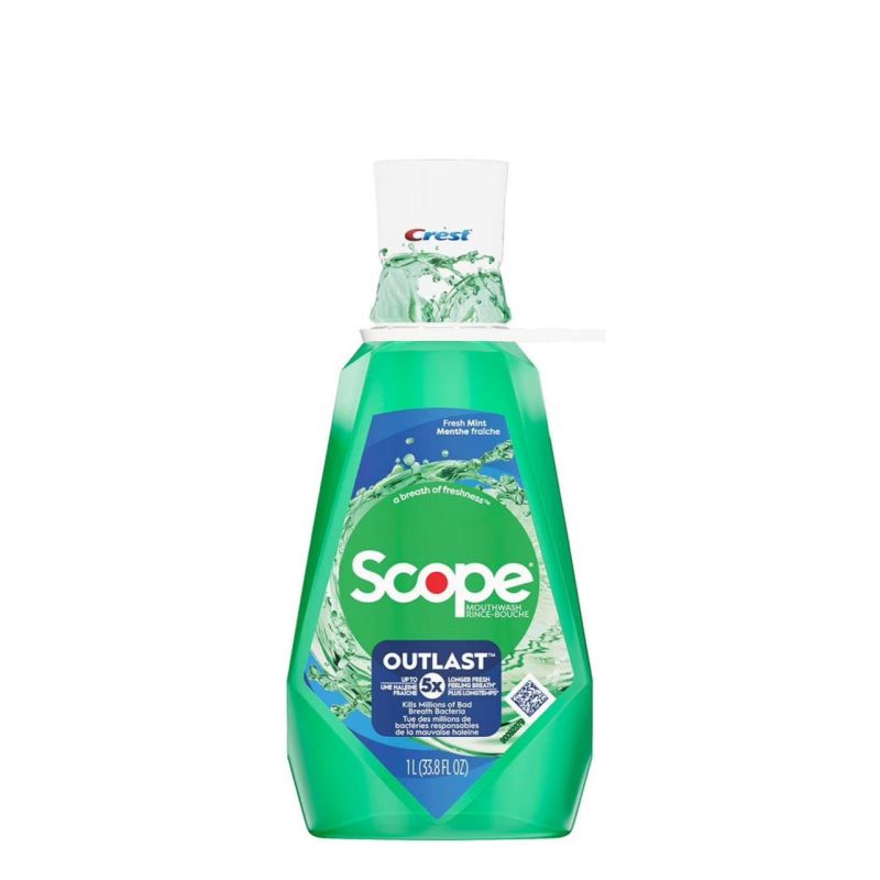 Ополіскувач для порожнини рота Crest Scope Outlast Mouthwash Fresh Mint