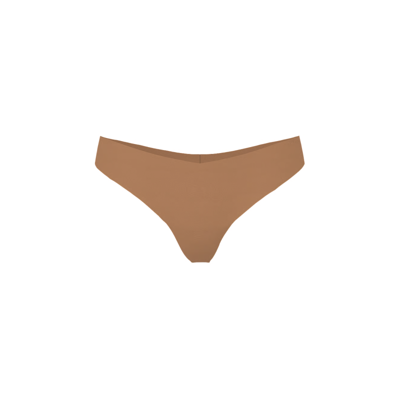 Трусики PINK No-Show Thong Panty Toffee