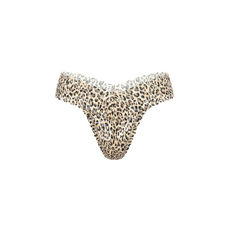 Трусики The Lacie Lace Thong Panty Natural Leopard