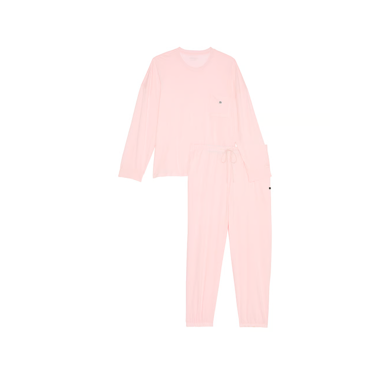 Піжама Cotton Long Pajama Set Angel Pink