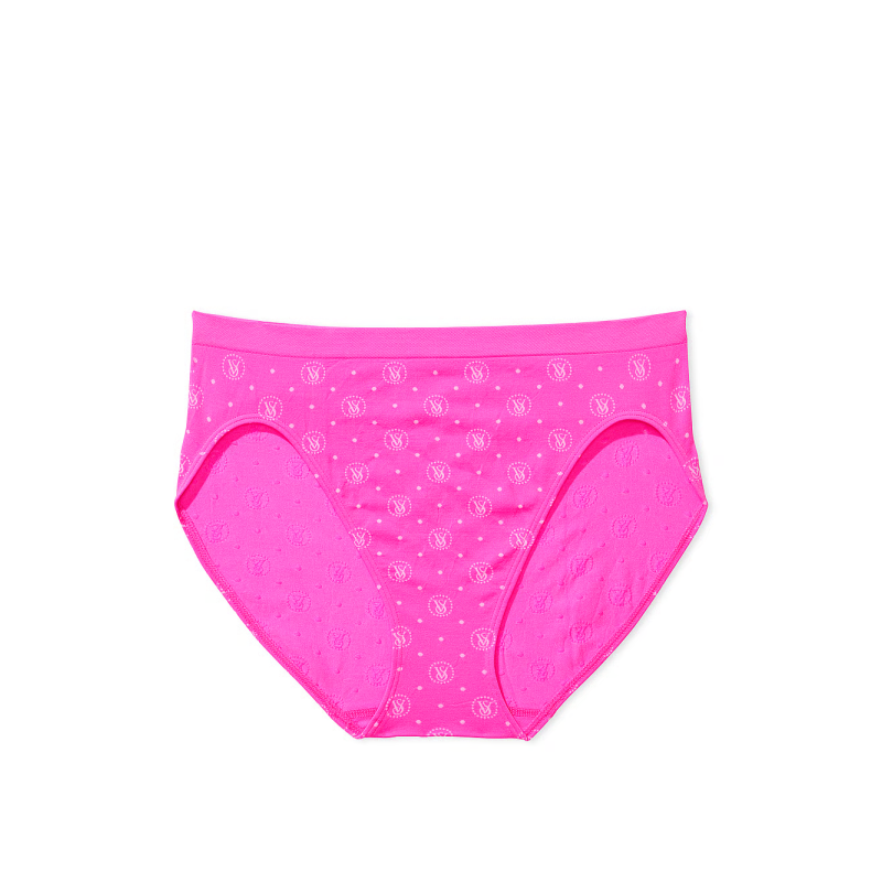 Трусики Seamless Lace-Trim High-Leg Brief Panty Pink