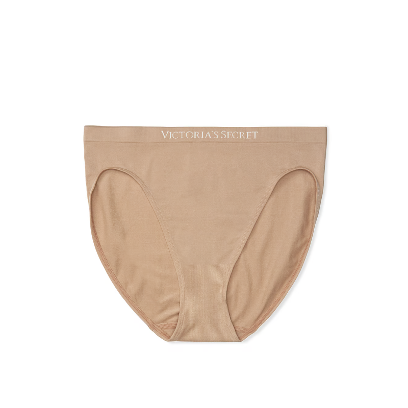 Трусики Seamless Lace-Trim High-Leg Brief Panty Beige