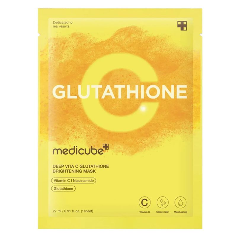 Тканинна маска для освітлення та сяйва Deep Vita C Glutatihione Medicube