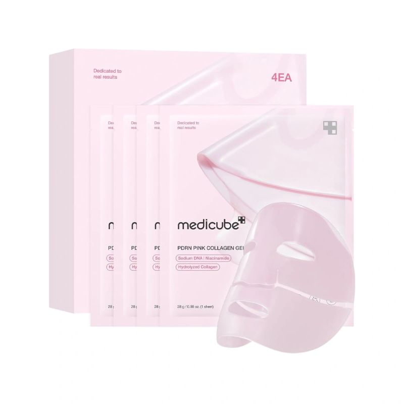 Набір гідрогелевих масок PDRN Pink Collagen Gel Mask Medicube