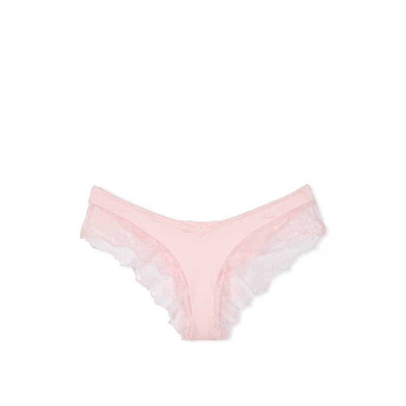 Жіночі трусики Rose Lace-Trim High-Leg Cheeky Panty Angel Pink
