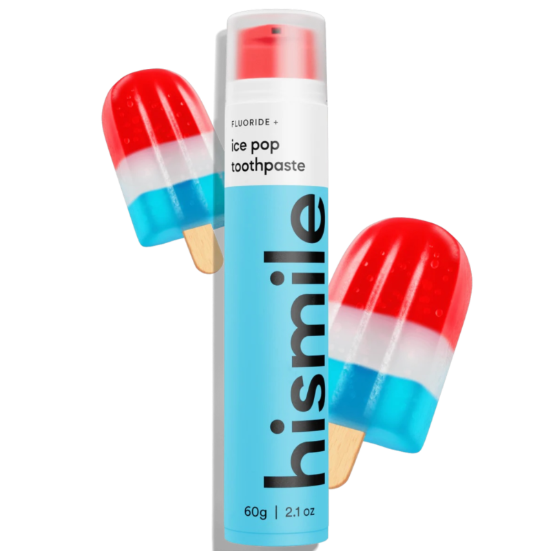 Зубна паста із смаком фруктового морозива Ice Pop Toothpaste Hismile