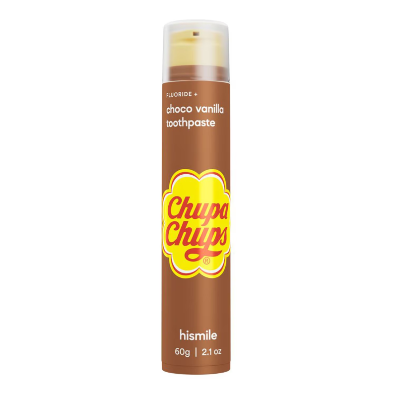 Зубна паста із шоколадно-ванільним смаком Chupa Chups Choco Vanilla Toothpaste Hismile